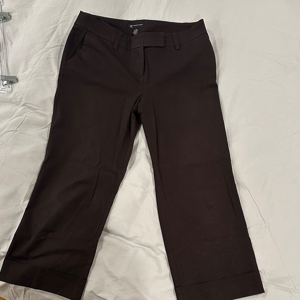 INC International Concepts Women's Black Capris